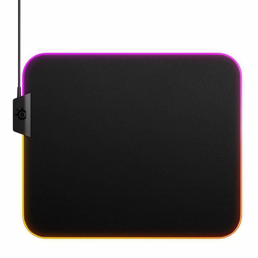 steelseries QCK Prism Cloth Medium Gaming Mouse Pad RGB - Black - حصeerة alفأrة steelseries QCK Prism Cloth Medium Gaming Mouse Pad RGB - Black - حصeerة alفأrة