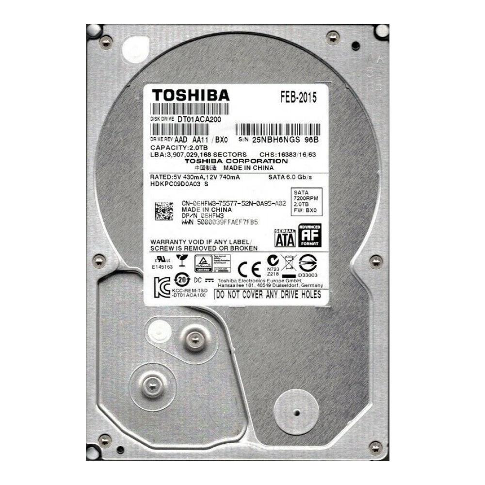 Toshiba 2TB 7200 RPM 3.5