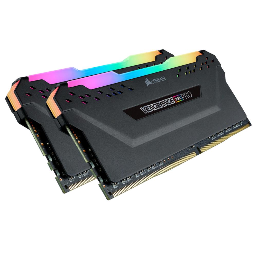 Corsair Vengeance RGB Pro 32GB(2x16GB) 3200MHz PC4-25600 DDR4 - Black - Store 974 | ستور ٩٧٤