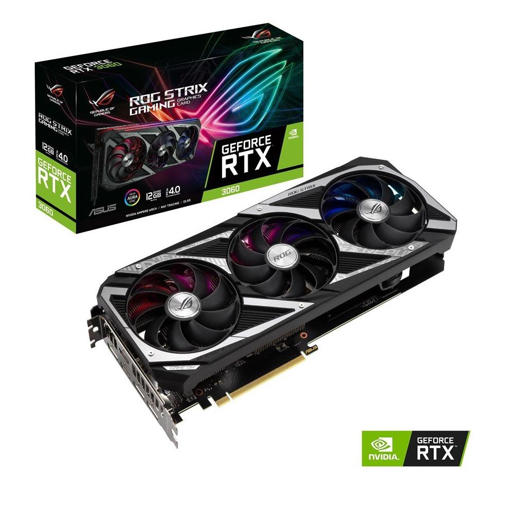 Asus GeForce RTX 3060 ROG Strix V2 12GB LHR Graphics Card - Store 974 | ستور ٩٧٤