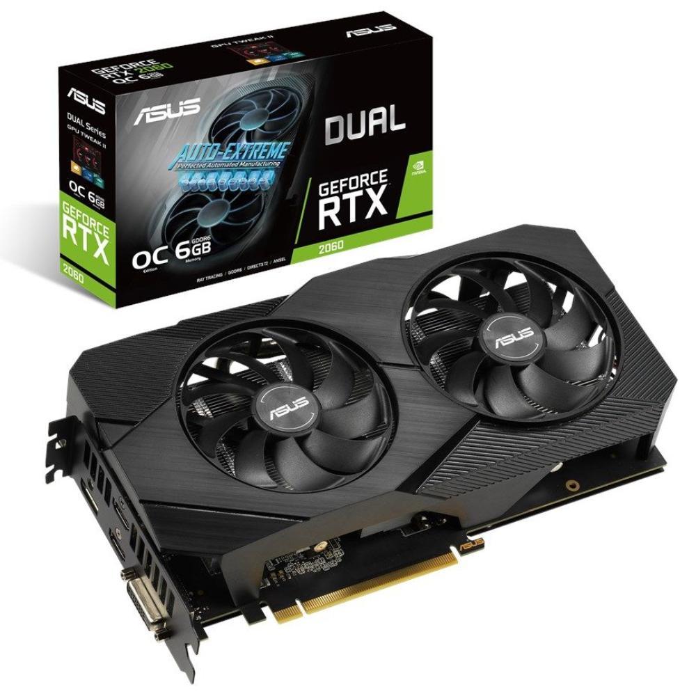ASUS Dual GeForce RTX 2060 EVO OC 6GB GDDR6 Graphics Card - Store 974 | ستور ٩٧٤