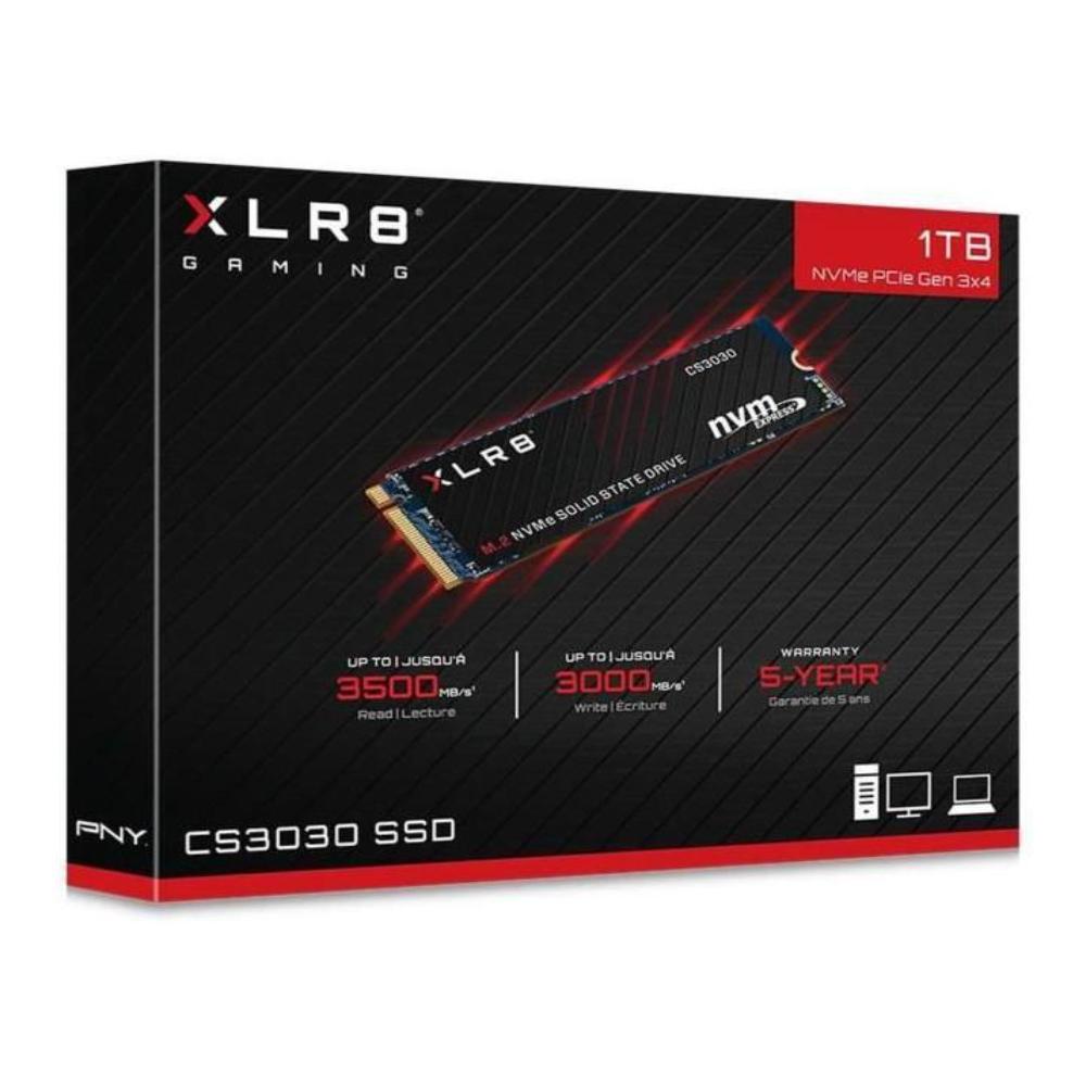 PNY XLR8 CS3030 1TB M.2 NVMe Internal SSD - Store 974 | ستور ٩٧٤