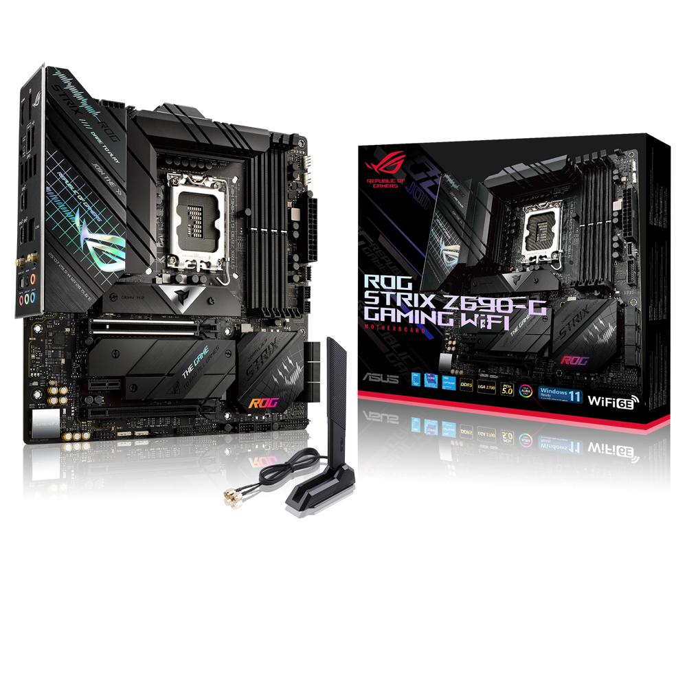 Asus Intel Z690 ROG Strix Z690-G DDR5 Micro-ATX Gaming WiFi Motherboard - Store 974 | ستور ٩٧٤