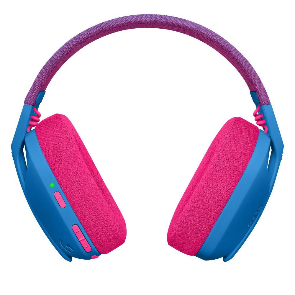 Logitech G435 Lightspeed Wireless Gaming Headset - Blue/Raspberry - سماعة Logitech G435 Lightspeed Wireless Gaming Headset - Blue/Raspberry - سماعة