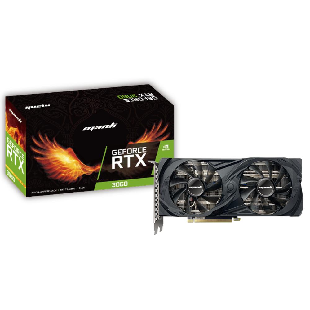 Manli GeForce RTX 3060 M2500+N630-00 12GB GDDR6 Graphics Card - Store 974 | ستور ٩٧٤