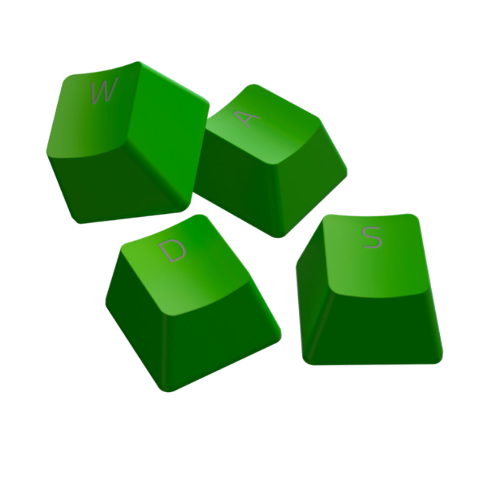 Razer PBT Keycap + Coiled Cable Upgrade Set - Razer Green - أكسسوار لوحة مفاتيح Razer PBT Keycap + Coiled Cable Upgrade Set - Razer Green - أكسسوار لوحة مفاتيح