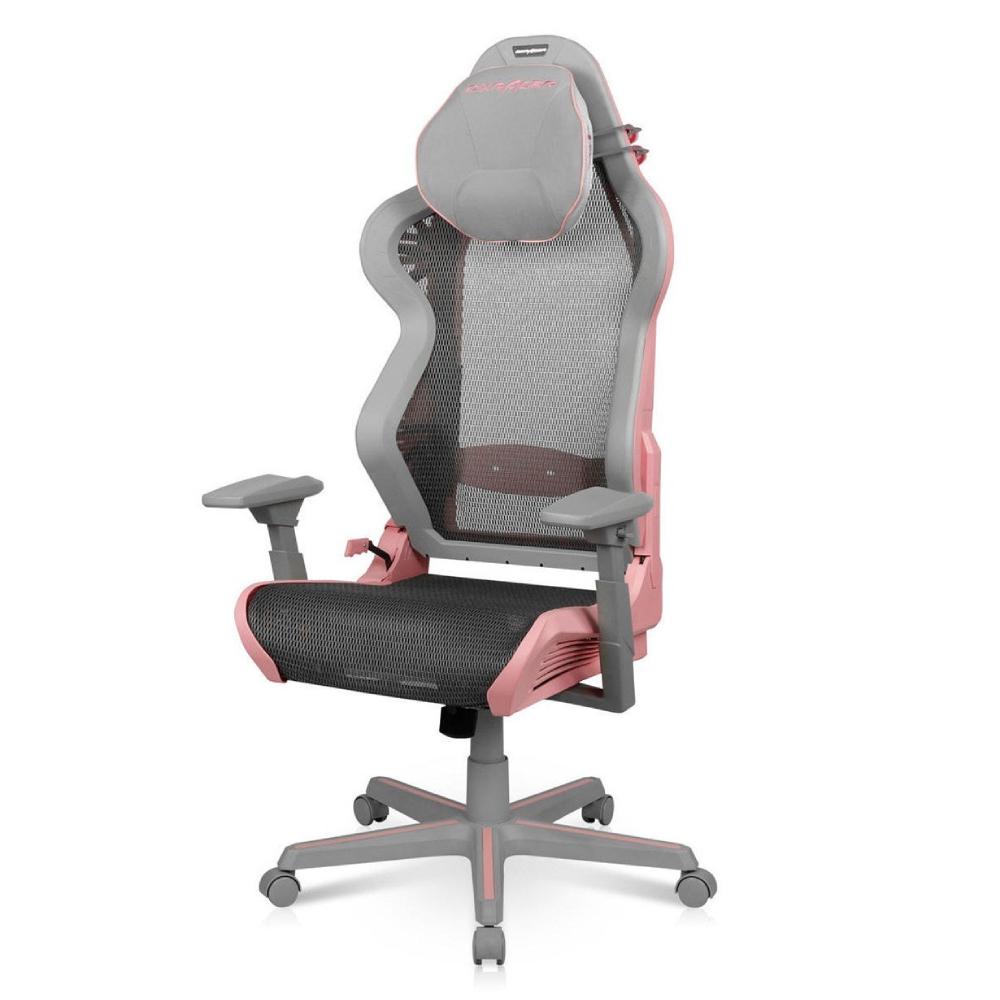 Pink and deals gray gaming chair