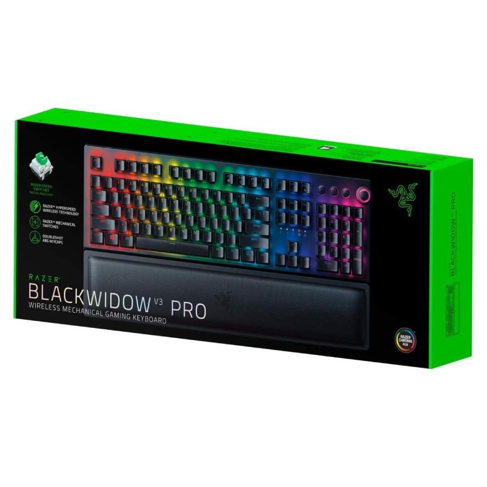 Razer Blackwidow V3 Pro Wireless Mechanical Keyboard - Yellow Switch - Store 974 | ستور ٩٧٤
