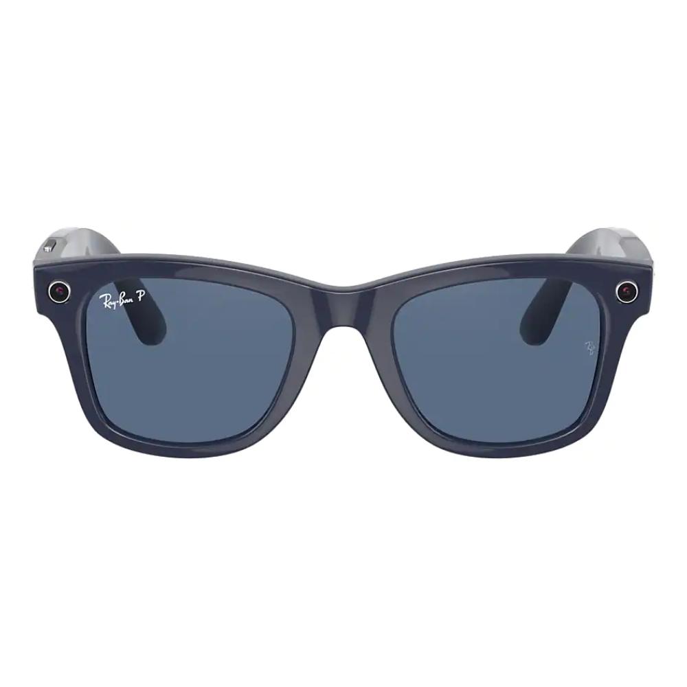 Ray-Ban WayFarer Stories Polarized Smart Glasses - Dark Blue - Store 974 | ستور ٩٧٤