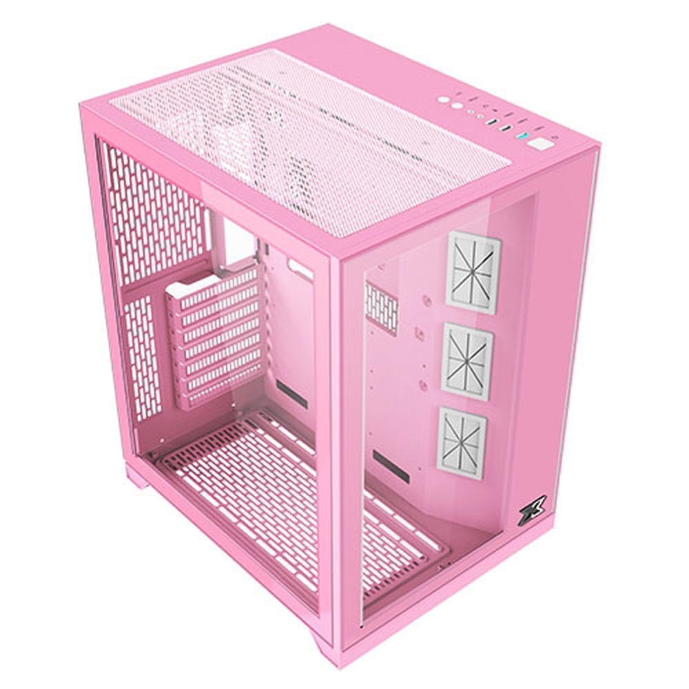 Xigmatek Aquarius S Queen Mid Tower Case - Pink - Store 974 | ستور ٩٧٤