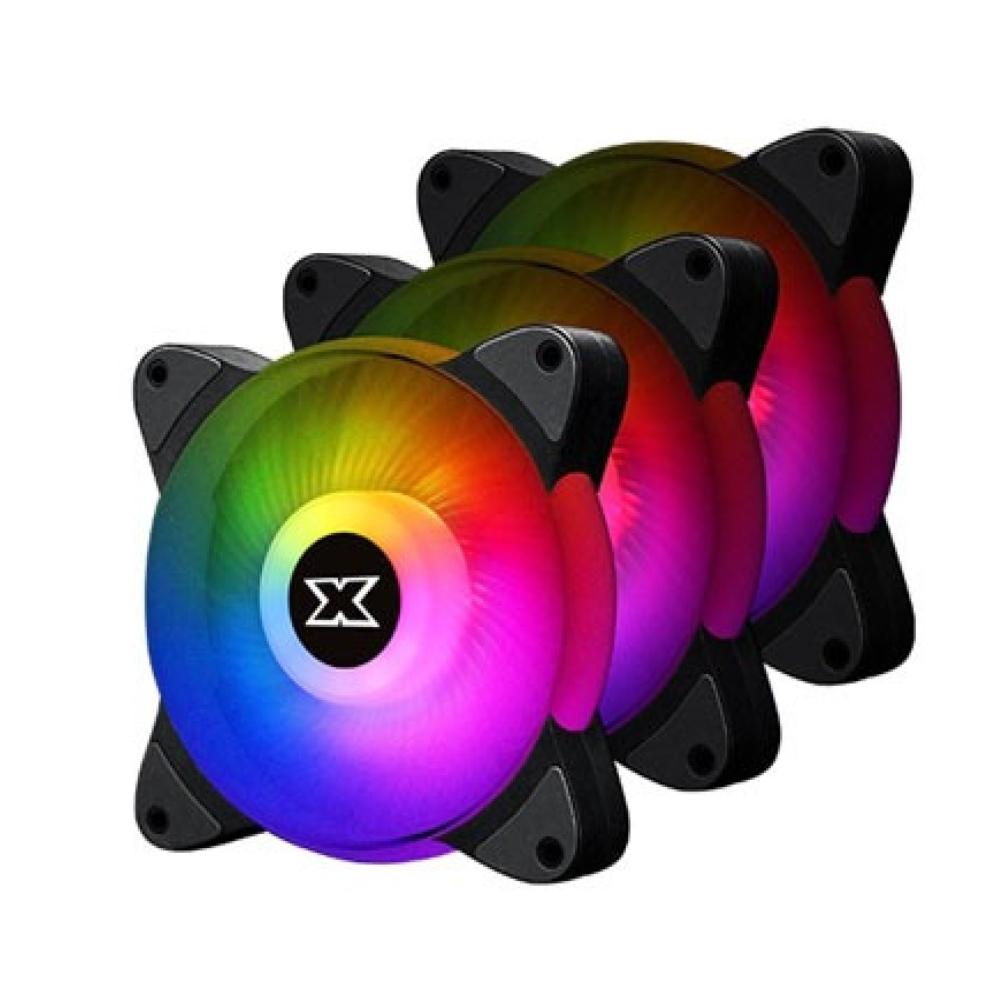 Xigmatek Galaxy III Essential BX120 120mm ARGB 3 Fan Kit - مروحة Xigmatek Galaxy III Essential BX120 120mm ARGB 3 Fan Kit - مروحة