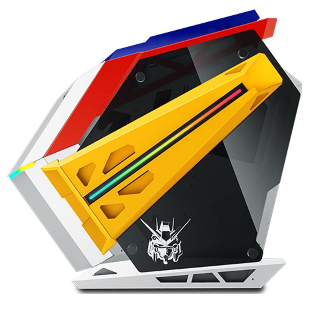 Xigmatek X Battleship Tempered Glass Mid Tower PC Gaming Case - Gundam White - Store 974 | ستور ٩٧٤