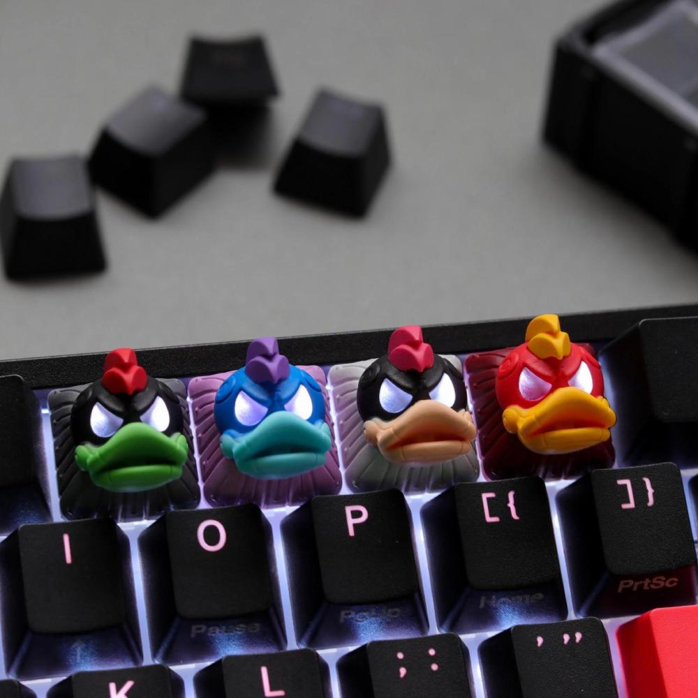 Ducky X Hotkeys Ducky League Handmade Keycap - Rocket - أكسسوار لوحة مفاتيح Ducky X Hotkeys Ducky League Handmade Keycap - Rocket - أكسسوار لوحة مفاتيح
