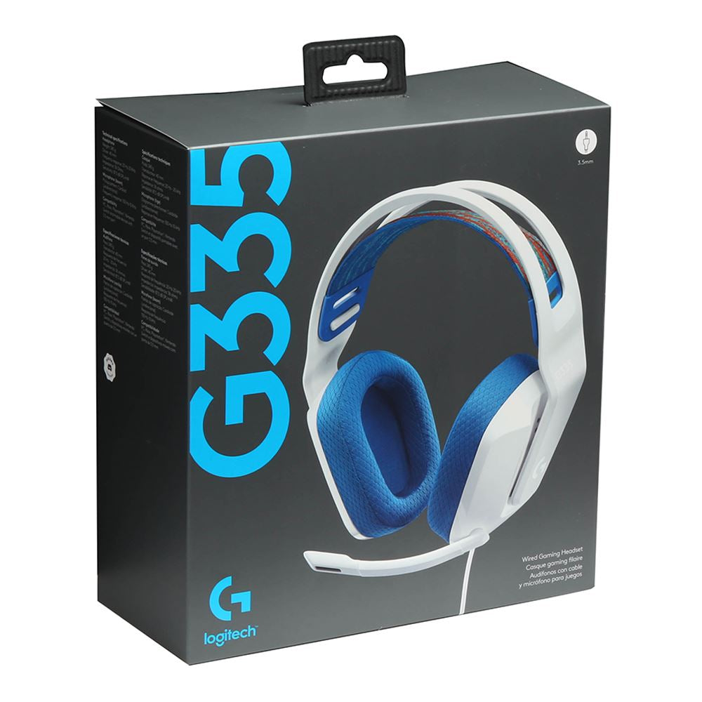Logitech G335 Stereo Gaming Headset - White - Store 974 | ستور ٩٧٤