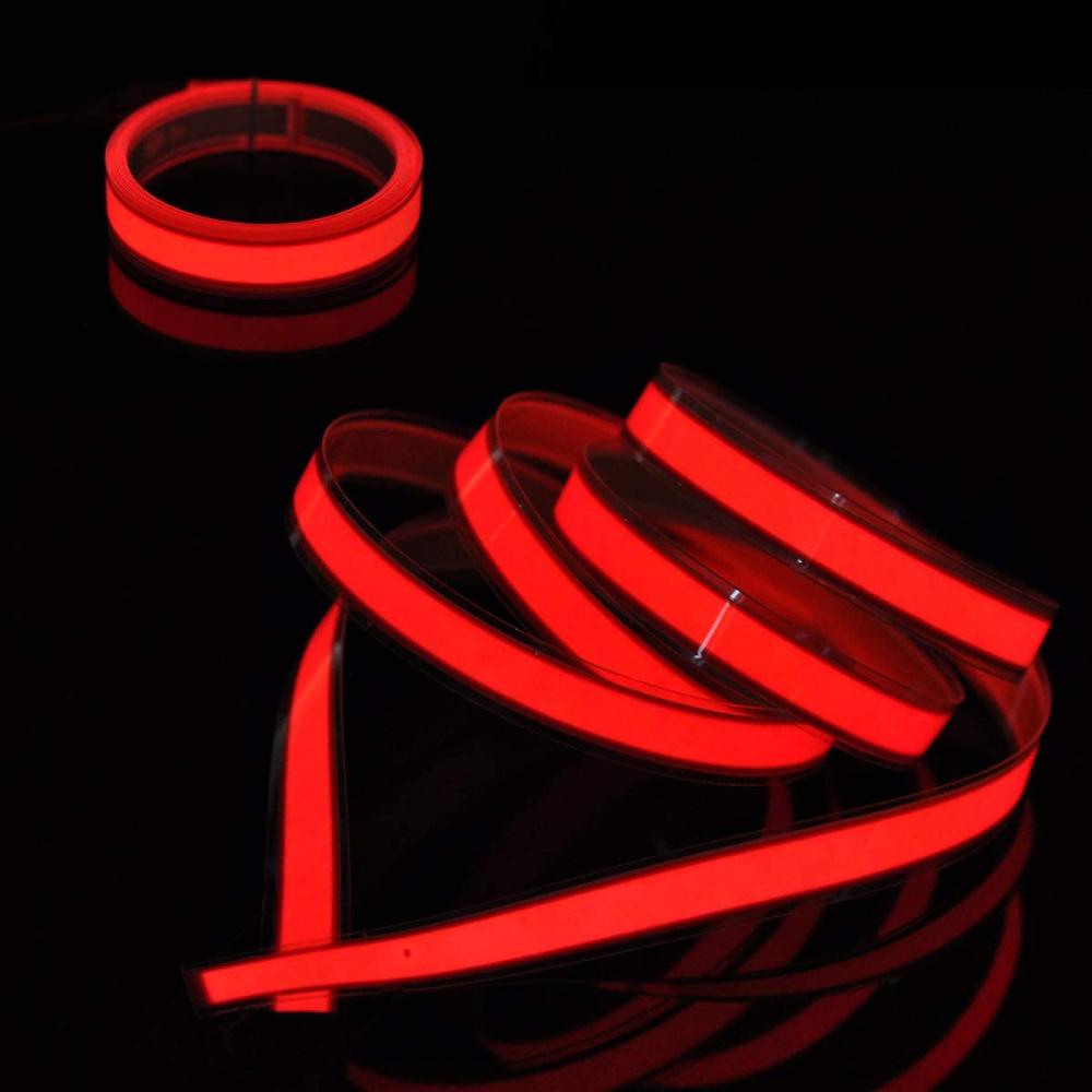 Lychee 1M Neon Glowing Strobing Electroluminescent - Red - إضاءة Lychee 1M Neon Glowing Strobing Electroluminescent - Red - إضاءة