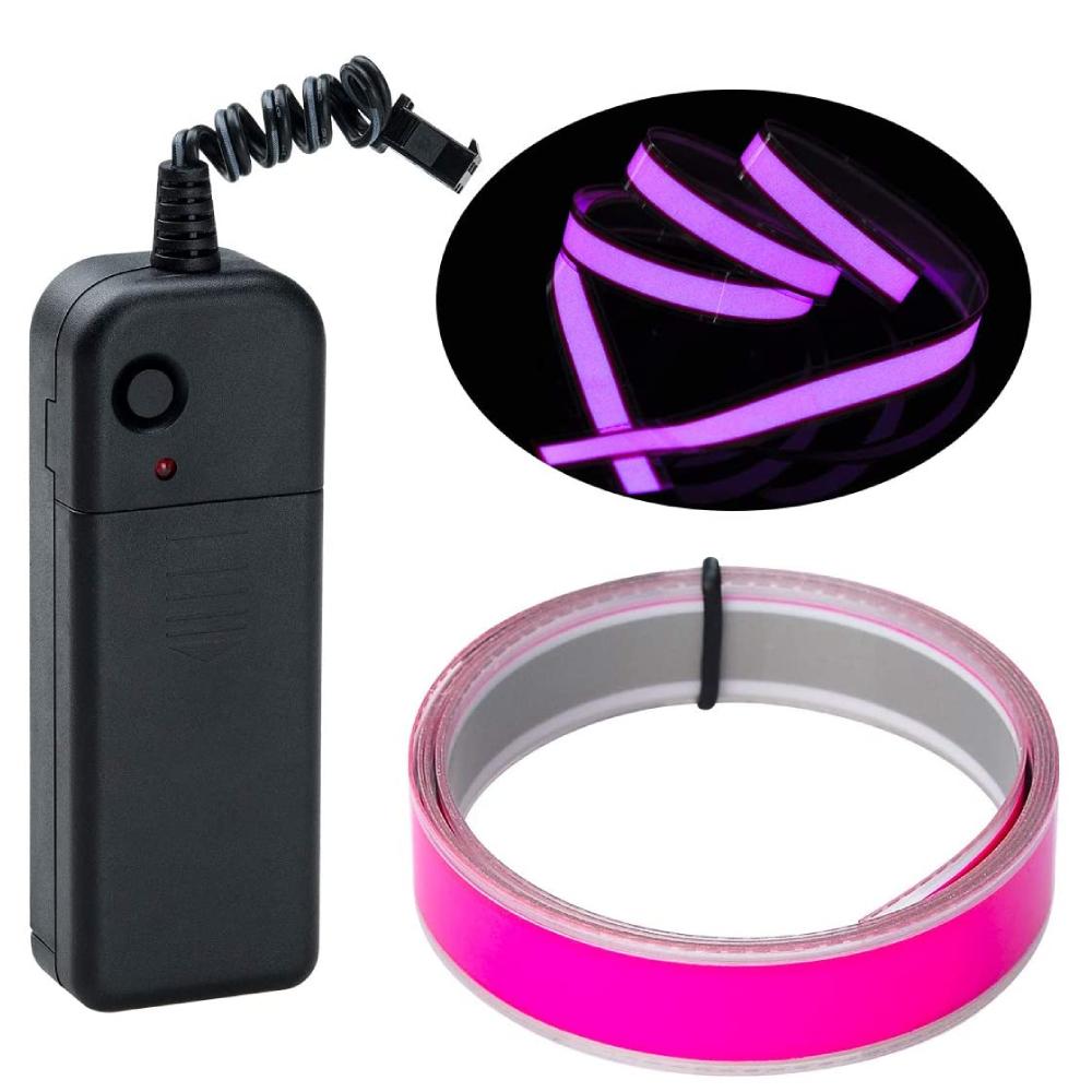 Lychee 1M Neon Glowing Strobing Electroluminescent - Pink - إضاءة Lychee 1M Neon Glowing Strobing Electroluminescent - Pink - إضاءة