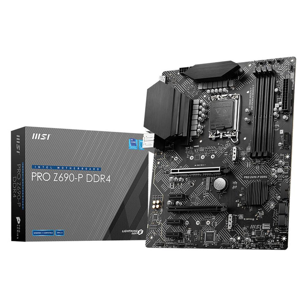 MSI PRO Z690-P DDR4 ATX Socket 1700 Intel Z690 Express Motherboard - Store 974 | ستور ٩٧٤