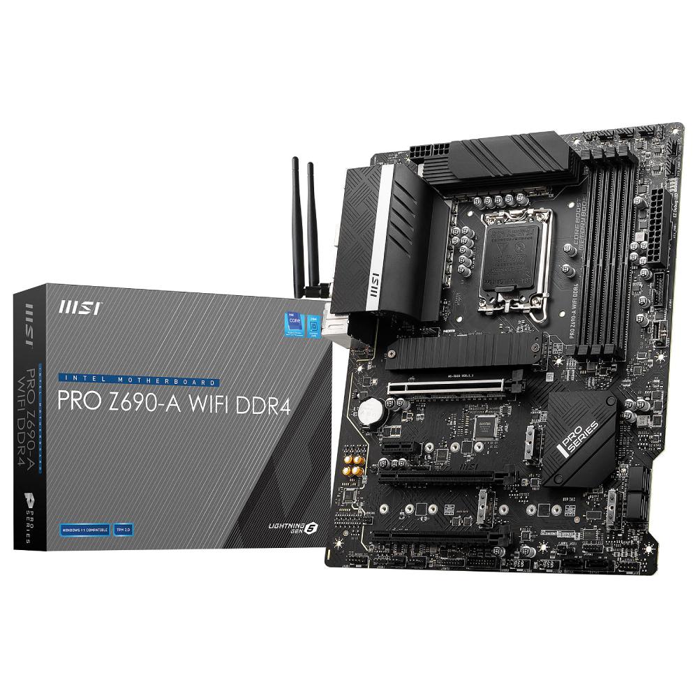 MSI PRO Z690-A WIFI DDR4 Socket LGA 1700 Intel ATX Motherboard - Store 974 | ستور ٩٧٤