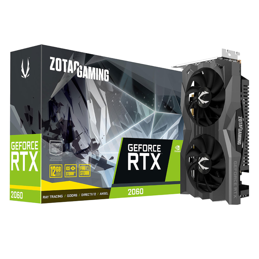 Zotac GeForce RTX 2060 Twin Fan 12GB GDDR6 Graphics Card - Store 974 | ستور ٩٧٤