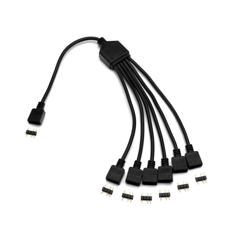 EKWB D-RGB 6-Way Cable-كabl mُقsm EKWB D-RGB 6-Way Cable-كabl mُقsm