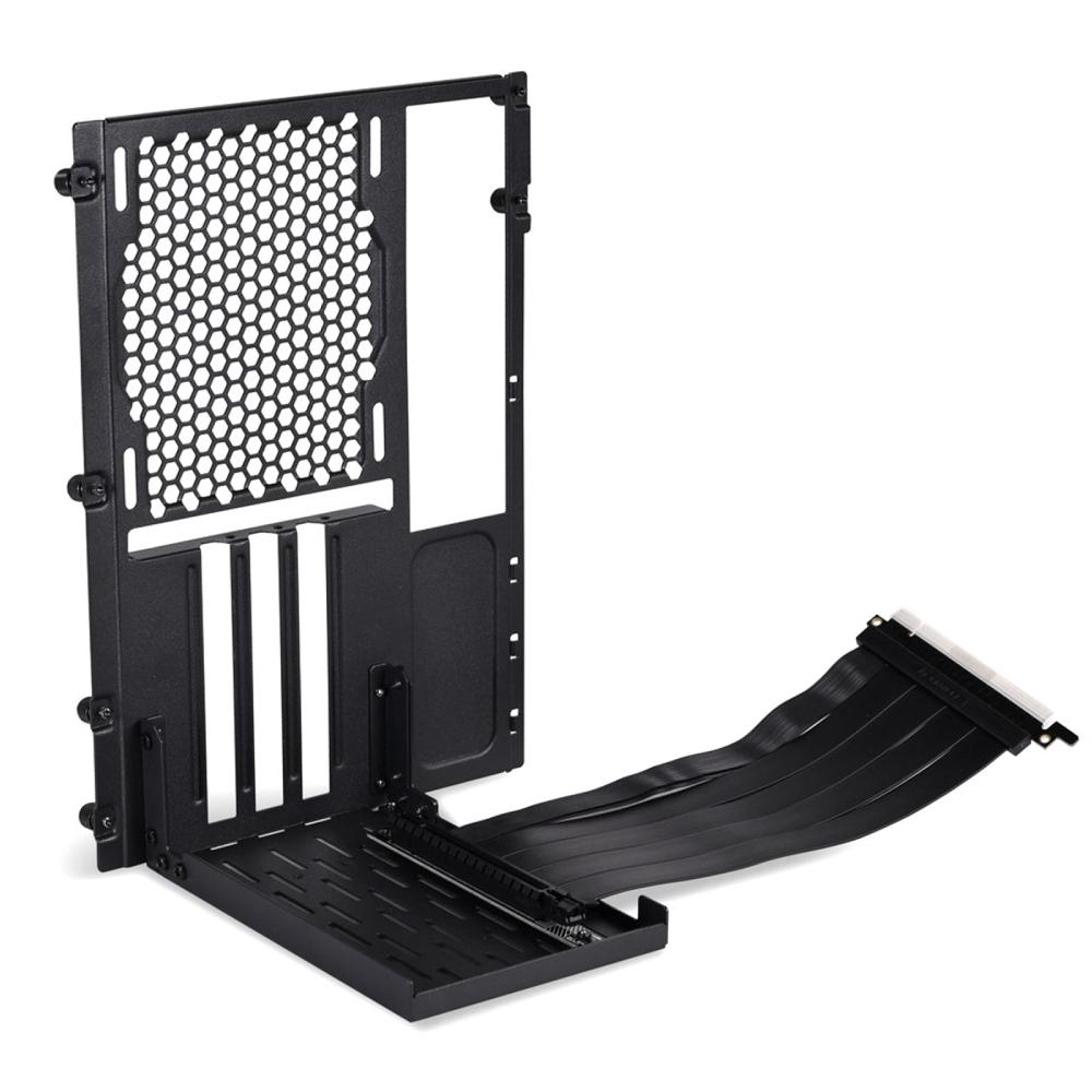 Lian Li 011 Mini Vertical Kit w/ PCIE4.0 - Black - دعامة Lian Li 011 Mini Vertical Kit w/ PCIE4.0 - Black - دعامة
