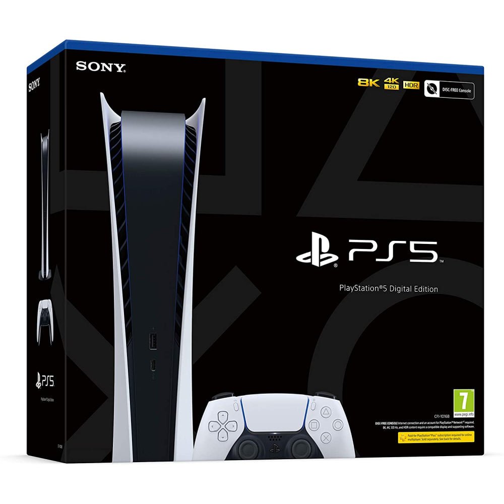 Sony PlayStation 5 Digital Edition Gaming Console - جهاز ألعاب - Store 974 | ستور ٩٧٤