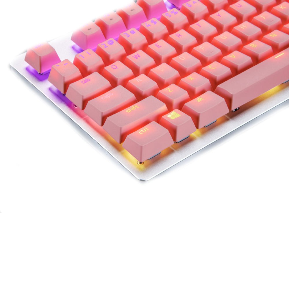 مجموعة ترقية Keycap لوحة مفاتيح Razer - الكوارتز الوردي - أك سوسور لوز ماتيتى مجموعة ترقية Keycap لوحة مفاتيح Razer - الكوارتز الوردي - أك سوسور لوز ماتيتى