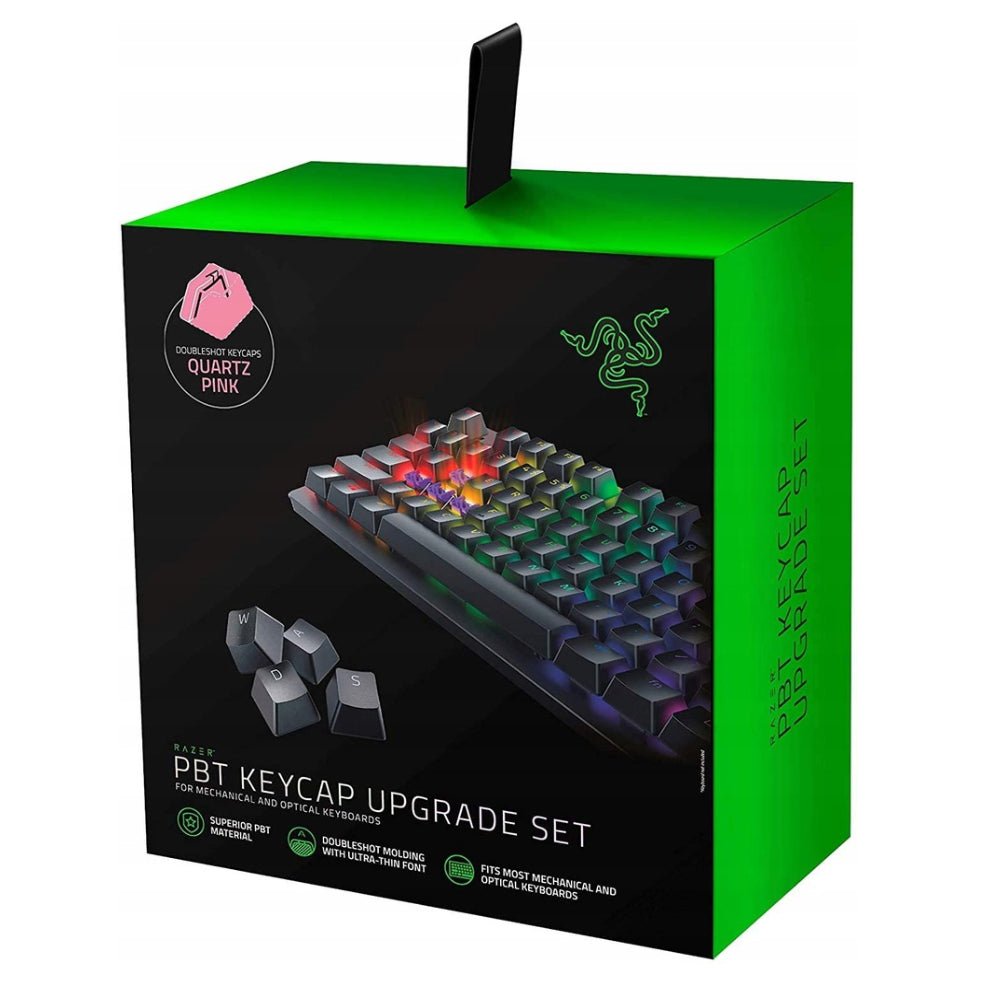 مجموعة ترقية Keycap لوحة مفاتيح Razer - الكوارتز الوردي - أك سوسور لوز ماتيتى مجموعة ترقية Keycap لوحة مفاتيح Razer - الكوارتز الوردي - أك سوسور لوز ماتيتى
