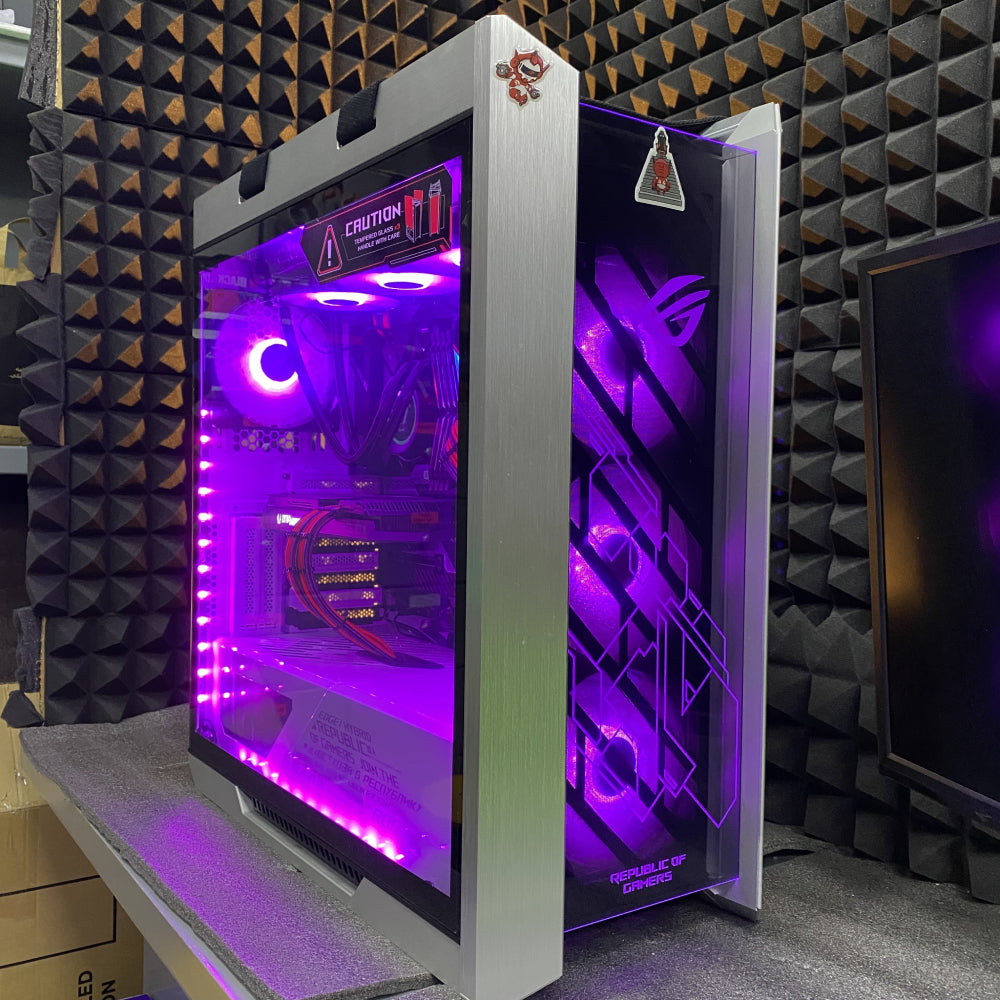 ( Pre-Owned ) Gaming PC Intel i7-10700K w/ Asus Maximus Formula & Asus Helios White - Store 974 | ستور ٩٧٤