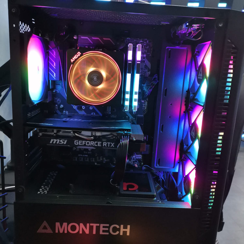 Pre-Built) Gaming PC AMD Ryzen 3200G w/ MSI RTX 2060 Super