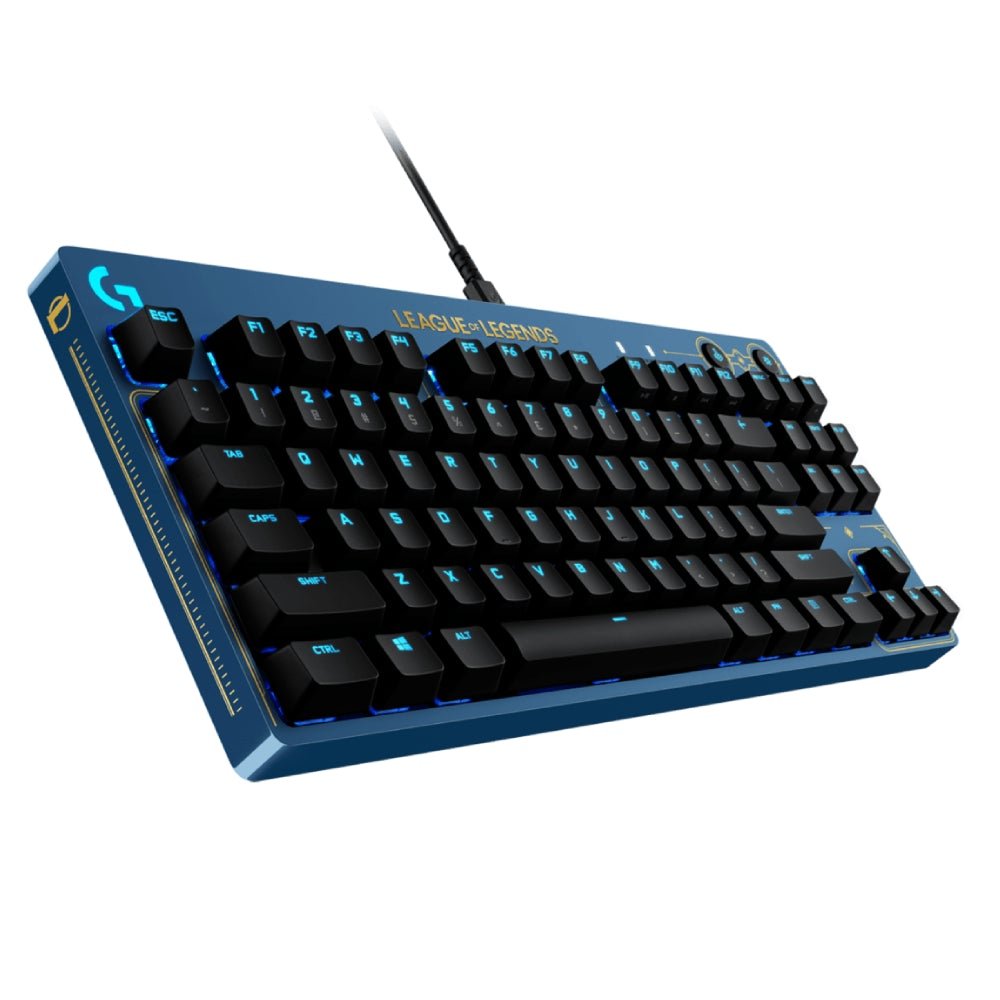 Logitech Pro X Tactile League of Legends Edition RGB Gaming keyboard - Black/Blue - Store 974 | ستور ٩٧٤