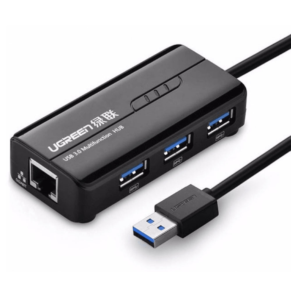 Ugreen USB 3.0 Hub with Gigabit Ethernet - Store 974 | ستور ٩٧٤
