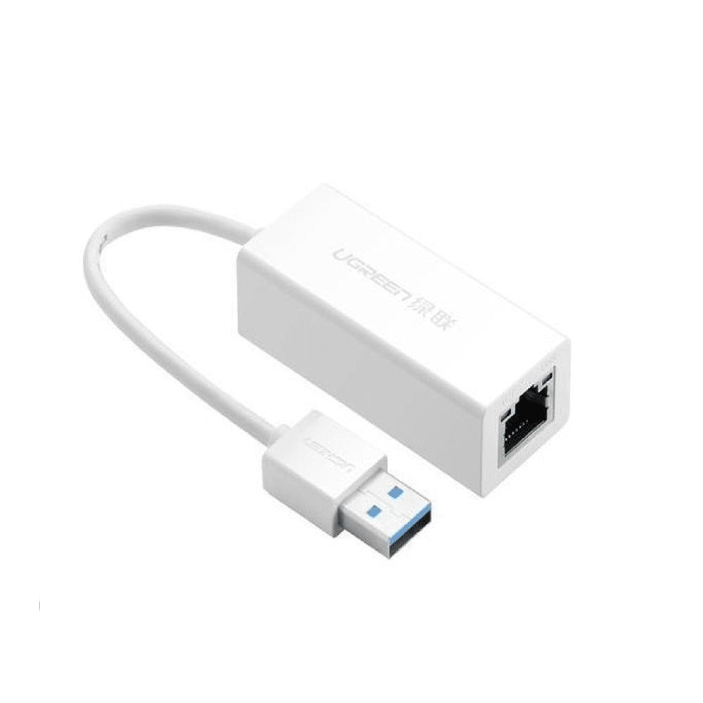 UGREEN USB 3.0 to RJ45 Gigabit Ethernet Adapter - White - Store 974 | ستور ٩٧٤