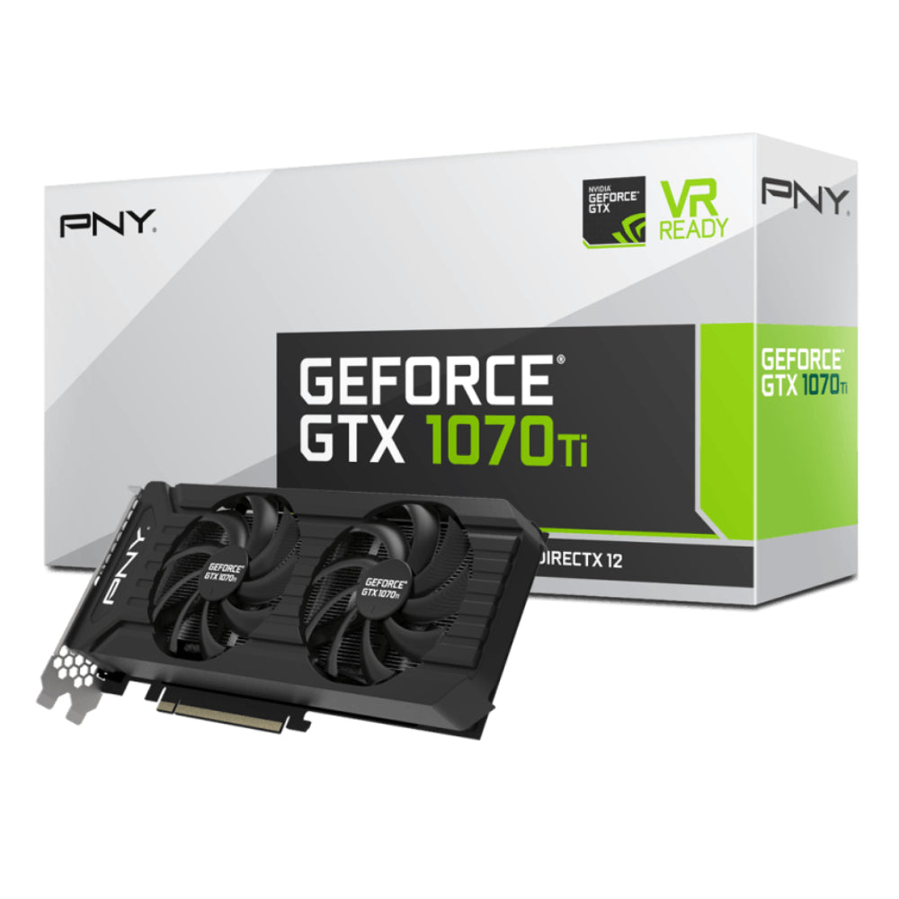 PNY GeForce GTX 1070 Ti XLR8 Gaming OC 8GB GDDR6 PCI-E Gen 4x4 - Graphics Card - Store 974 | ستور ٩٧٤