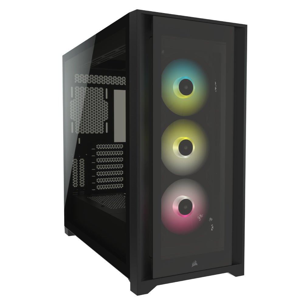 Corsair iCUE 5000X ATX RGB Tempered Glass Mid-Tower Case - Black - Store 974 | ستور ٩٧٤
