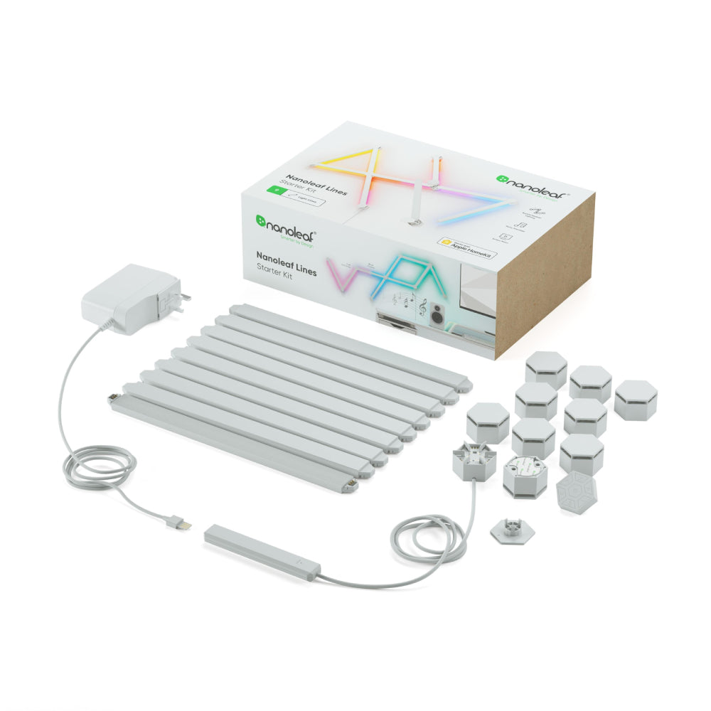 Nanoleaf Lines Starter Kit (9-Pack) NL59-K-0002LW-9PK-UK - Store 974 | ستور ٩٧٤