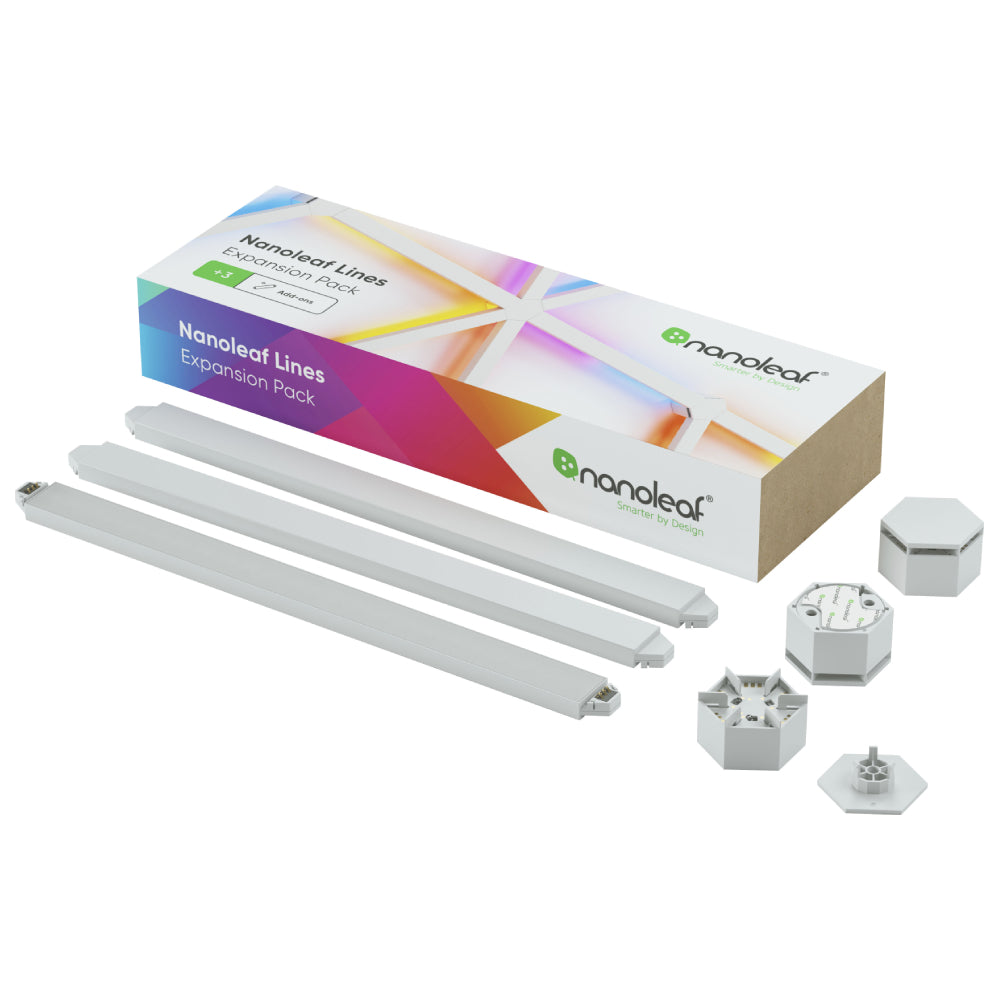 Nanoleaf Lines Expansion Pack (3 Light Lines) - Multicolor - إضاءة Nanoleaf Lines Expansion Pack (3 Light Lines) - Multicolor - إضاءة