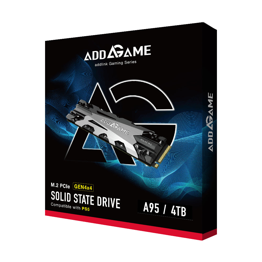 addlink A95 4TB M.2 2280 PCIe Gen4X4 NVMe 1.4 PS5 SSD - Store 974 | ستور ٩٧٤