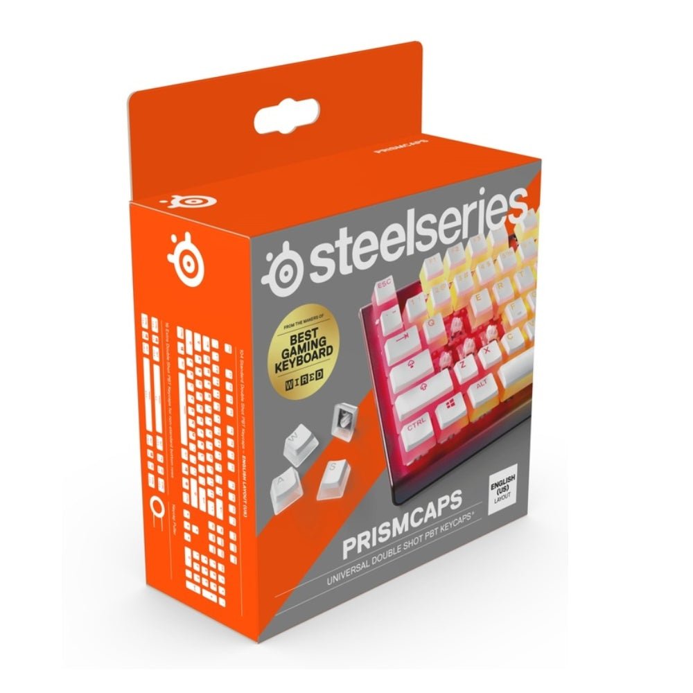 Steelseries Prism PBT Keycaps - White - Store 974 | ستور ٩٧٤