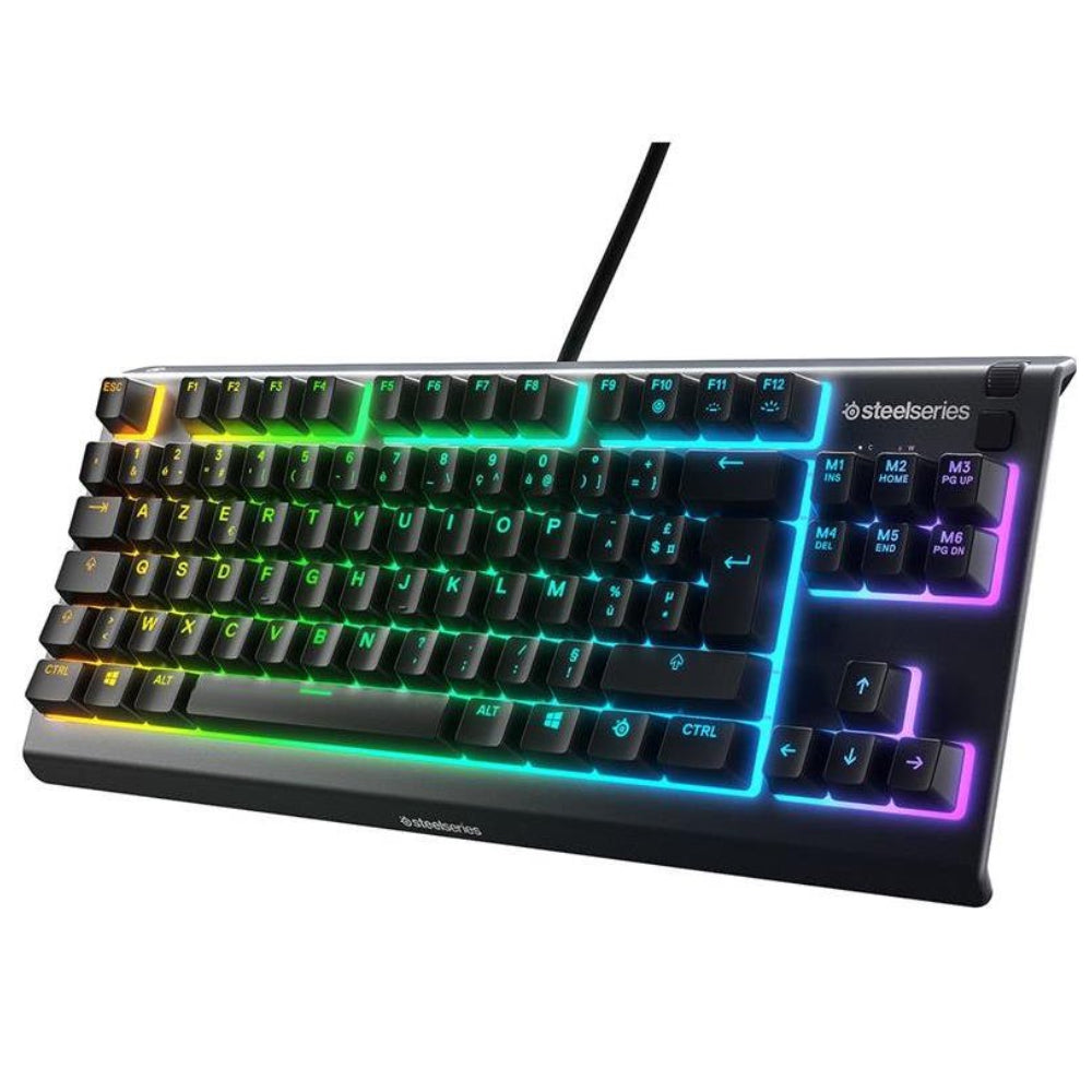 STEELSERIES APEX 3 TKL US Gaming Keyboard - Black - Loحة MaفaTiح STEELSERIES APEX 3 TKL US Gaming Keyboard - Black - Loحة MaفaTiح