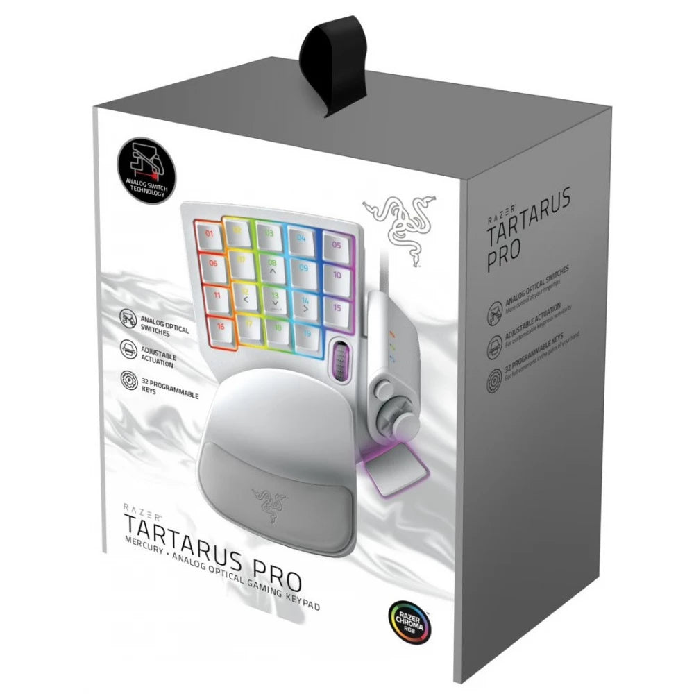 Razer Tartarus Pro Gaming Keypad - Mercury - Store 974 | ستور ٩٧٤