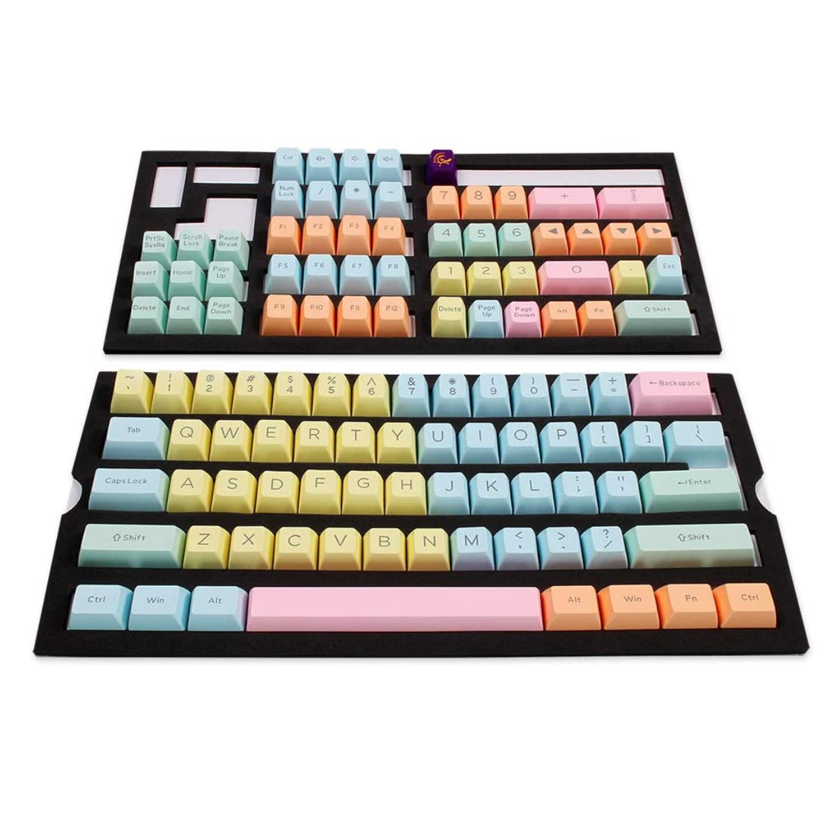 Ducky 108 Key Keycap Set - Cotton Candy - أكسسوار لوحة مفاتيح Ducky 108 Key Keycap Set - Cotton Candy - أكسسوار لوحة مفاتيح
