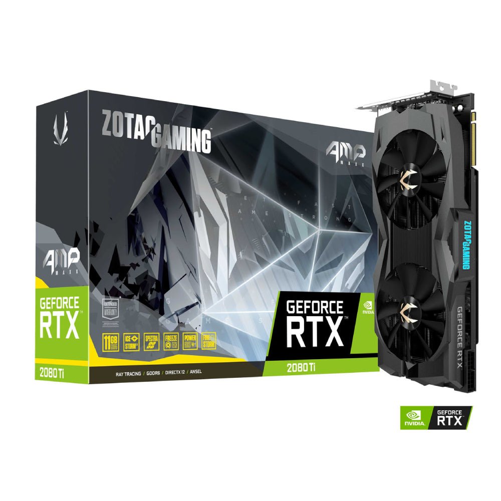 Zotac Gaming GeForce RTX 2080Ti AMP Maxx 11GB GDDR6 Graphics Card - Store 974 | ستور ٩٧٤