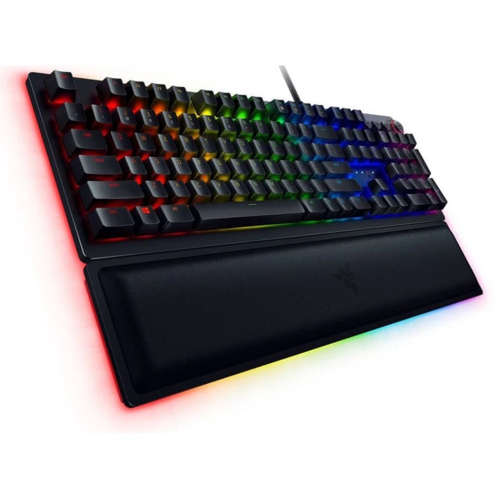 Razer Huntsman Elite Optical Chroma Gaming Keyboard - Razer Red - Loحة Maفatiح Razer Huntsman Elite Optical Chroma Gaming Keyboard - Razer Red - Loحة Maفatiح