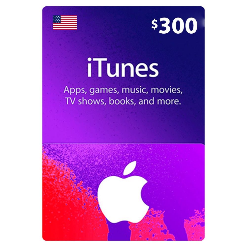 iTunes USA $300 - Store 974 | ستور ٩٧٤