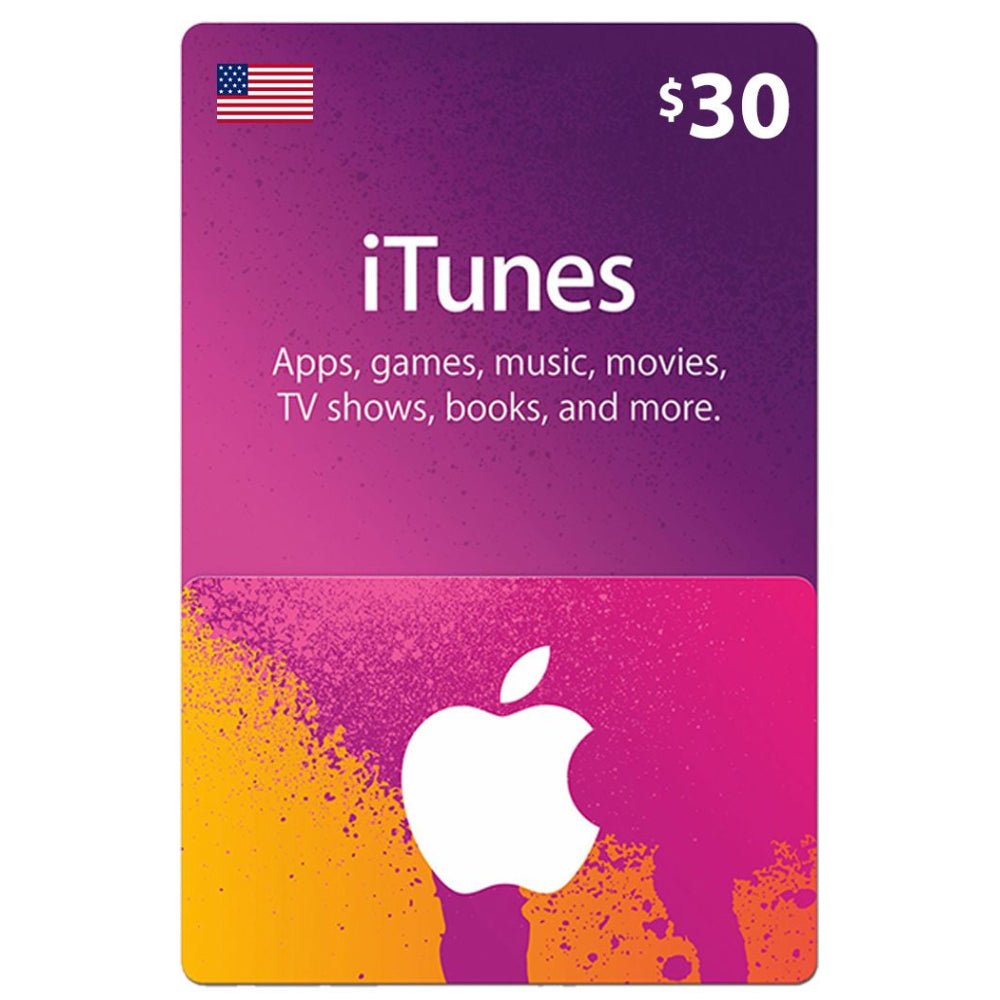 iTunes USA $30 iTunes USA $30