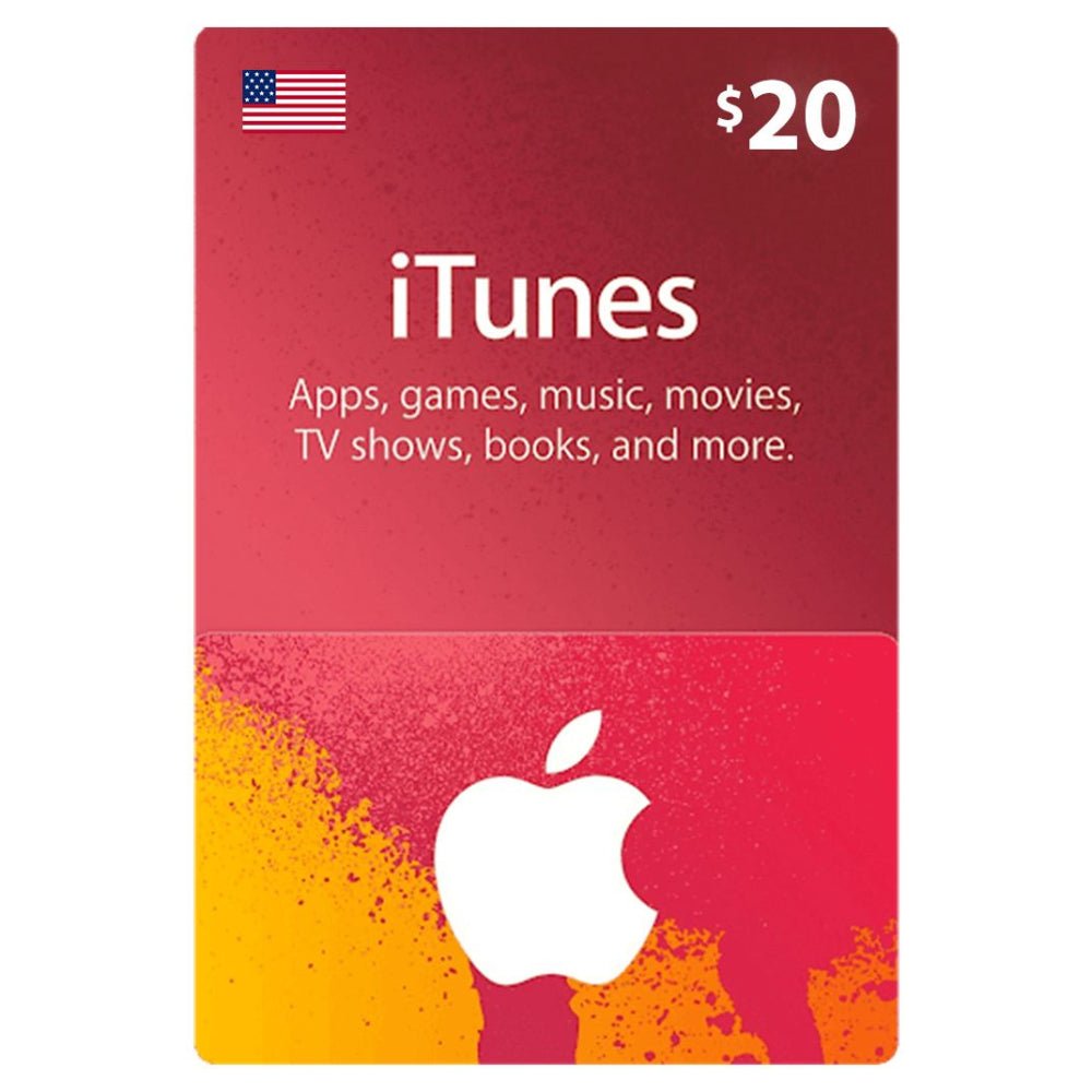 iTunes USA $20 - Store 974 | ستور ٩٧٤