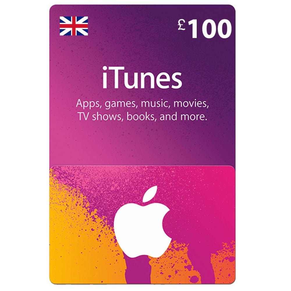iTunes UK GBP100 - Store 974 | ستور ٩٧٤