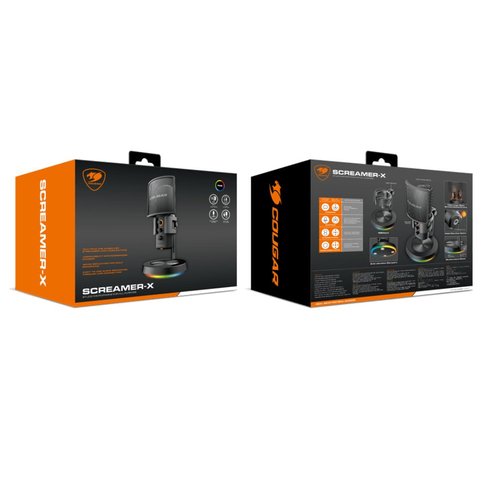 Cougar Screamer -X Studio Contenser Microphone - MyizeRonoen Cougar Screamer -X Studio Contenser Microphone - MyizeRonoen