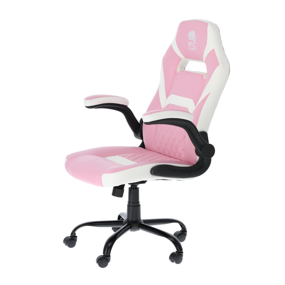 Epic Gamers All Star Series 3 Gaming Chair - White/Pink - Store 974 | ستور ٩٧٤